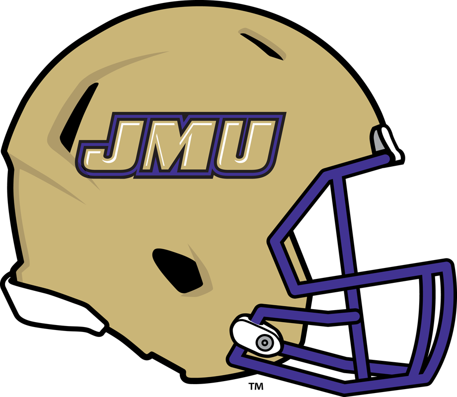 James Madison Dukes 2013-2016 Helmet iron on paper